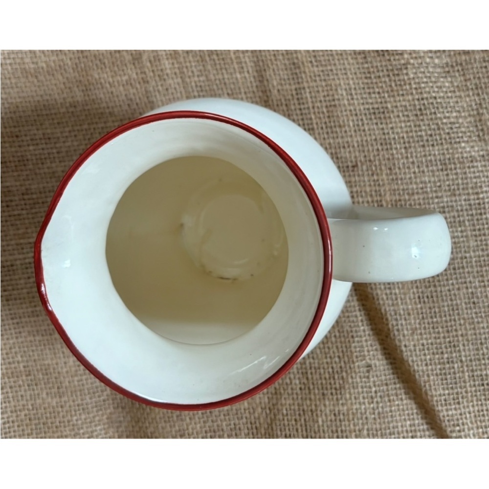 Vintage Blanchardon Fabrication French Pitcher Vase Milk Jug Girl At Well - Picture 6 of 8